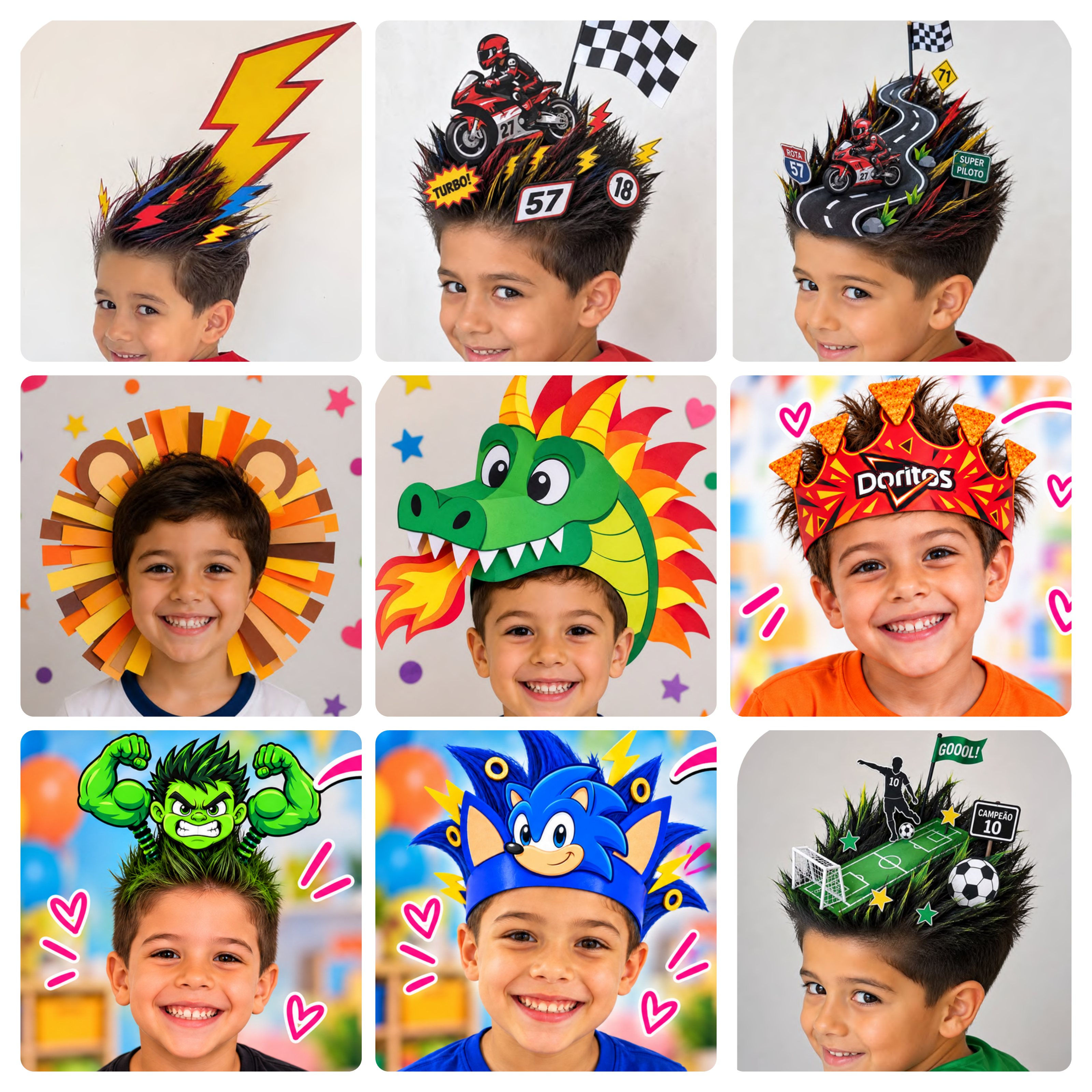 170 Arquivos para Escola Cabelo e Mochila Maluca, Meia Maluca - Com atualizações Futuras Arquivos em Pdf  3