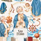 Kit digital Santinhos Aquarelados em Png - Thumbnail 6