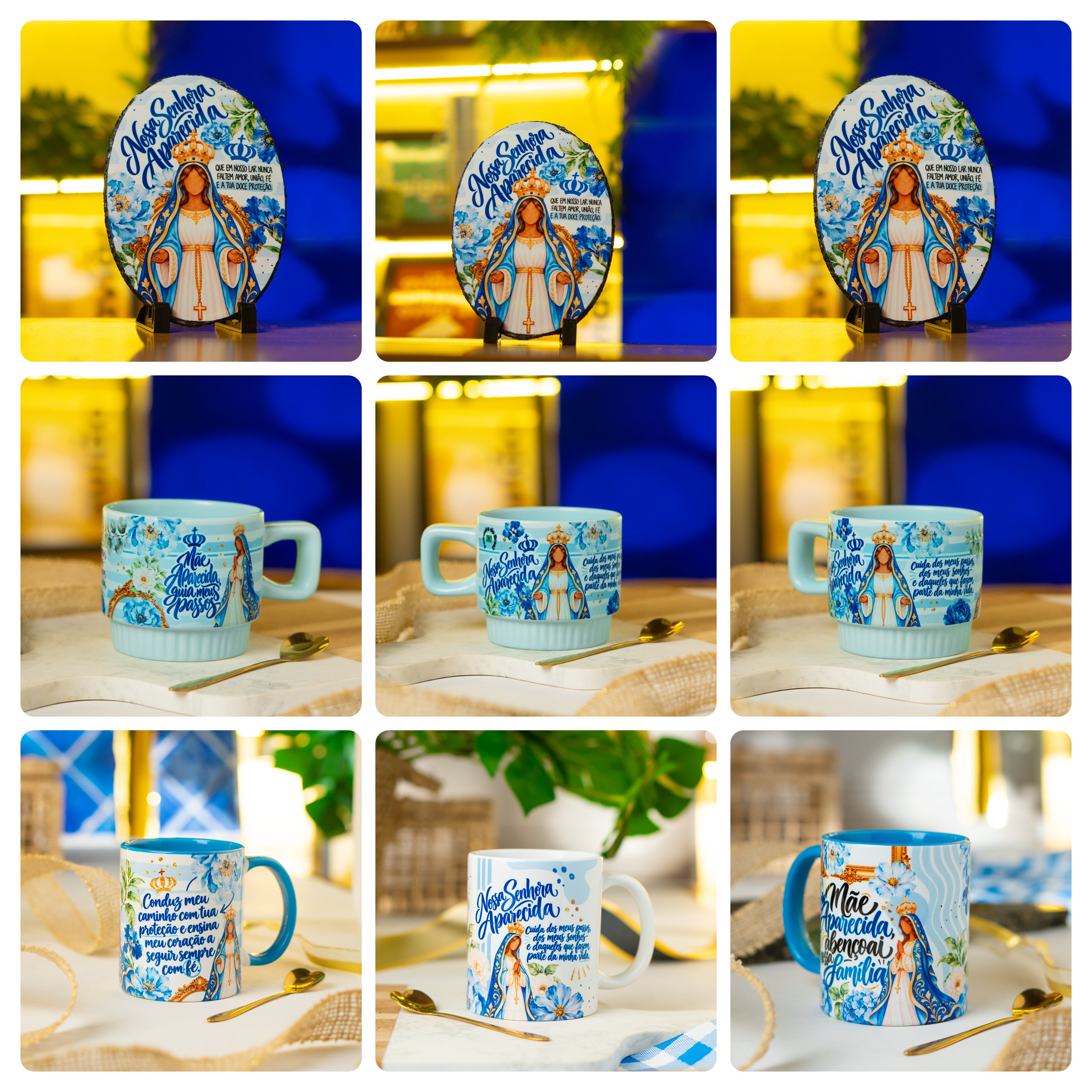 14 Artes para Caneca e Azulejo Nossa Senhora Aparecida Arquivo em Png 2