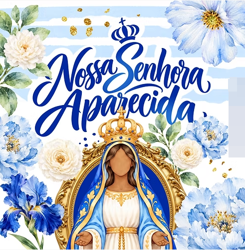 14 Artes para Caneca e Azulejo Nossa Senhora Aparecida Arquivo em Png 3