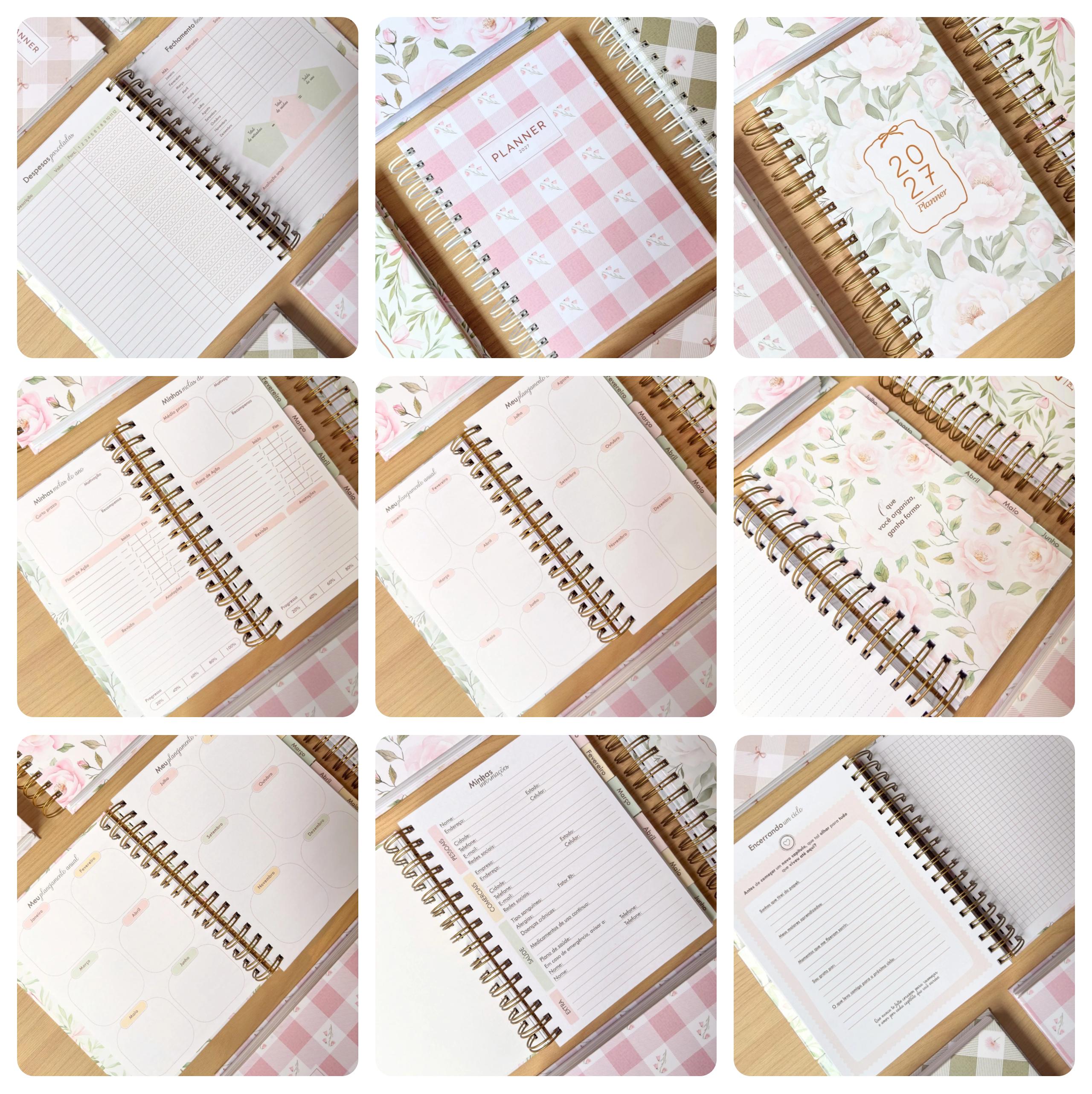 Mega Pack Planner 2027 + Agendas Profissionais | 80 Profissões + A5, Master e Slim 10