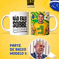 Artes para Caneca Não Falo sobre Politica Flávio Bolsonaro em Png  - Thumbnail 2