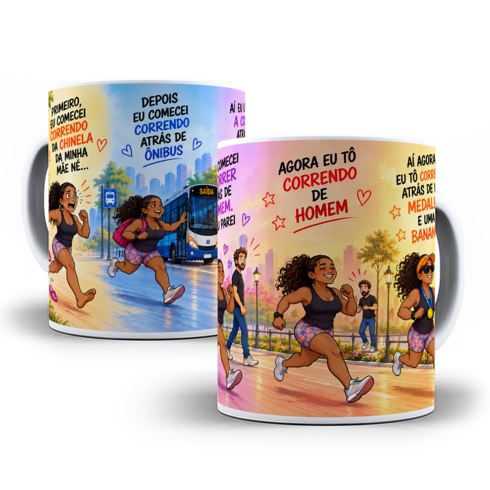 Artes para Caneca Primeiro eu Comecei correndo da chinela da minha mãe né - Afro  em Png  1