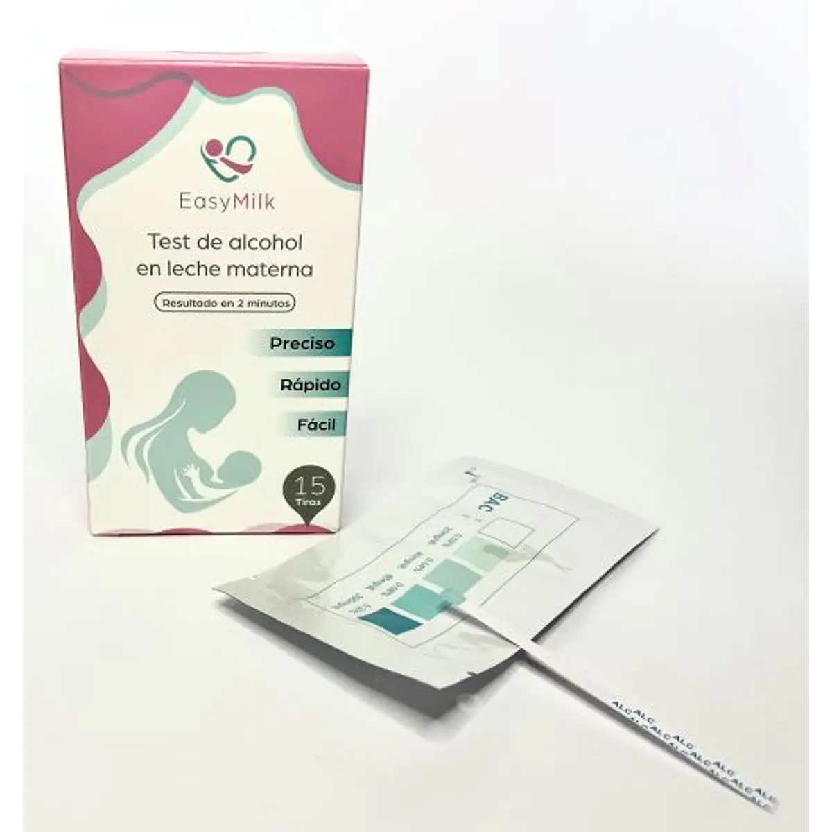 Test de alcohol para leche materna