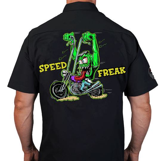 Camisa Estilo Mecánico de Moto Speed Freak Monster - Image 1