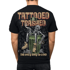 Polera Lethal Threat Tattooed And Trashed