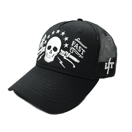 Gorro Ride Fast Skull Handlebar Hat - Image 2