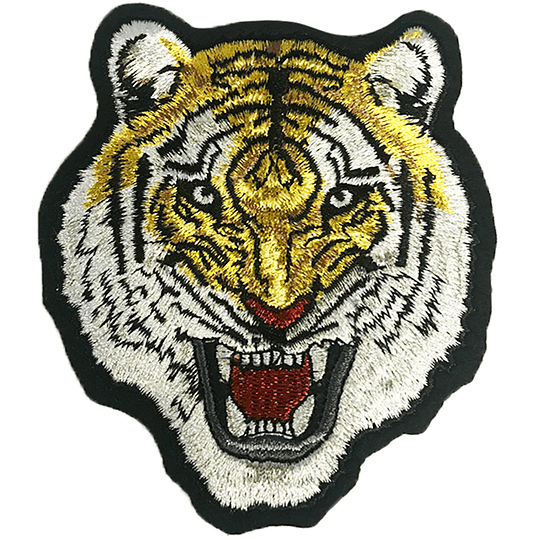 Parche Bordado Tiger Fury Vintage