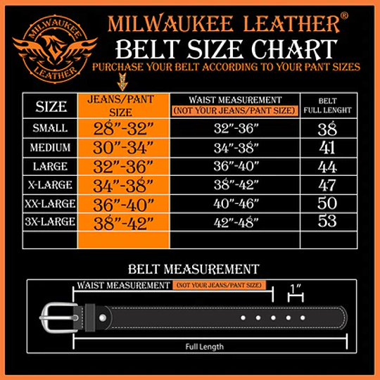 Cinturón de cuero con tachas y cruz Milwaukee Leather  - Image 2