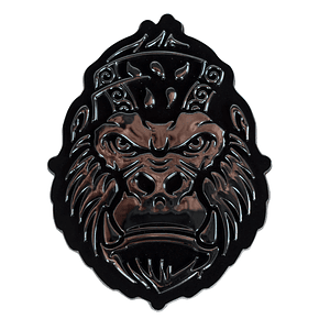 Lethal Threat Peel N Stick Adhesivo Gorilla ABS Emblem