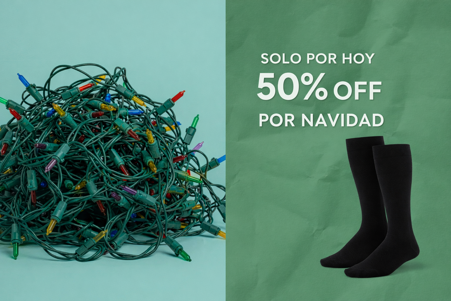 50% OFF Navidad