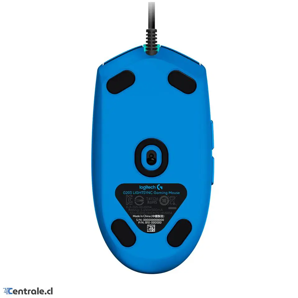 Mouse Gamer Logitech G203 Lightsync Azul 5