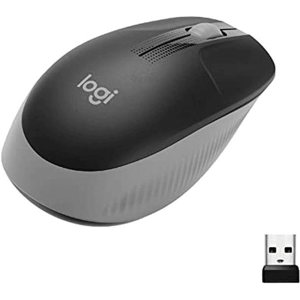 Mouse inalámbrico Logitech M190 Gris 2