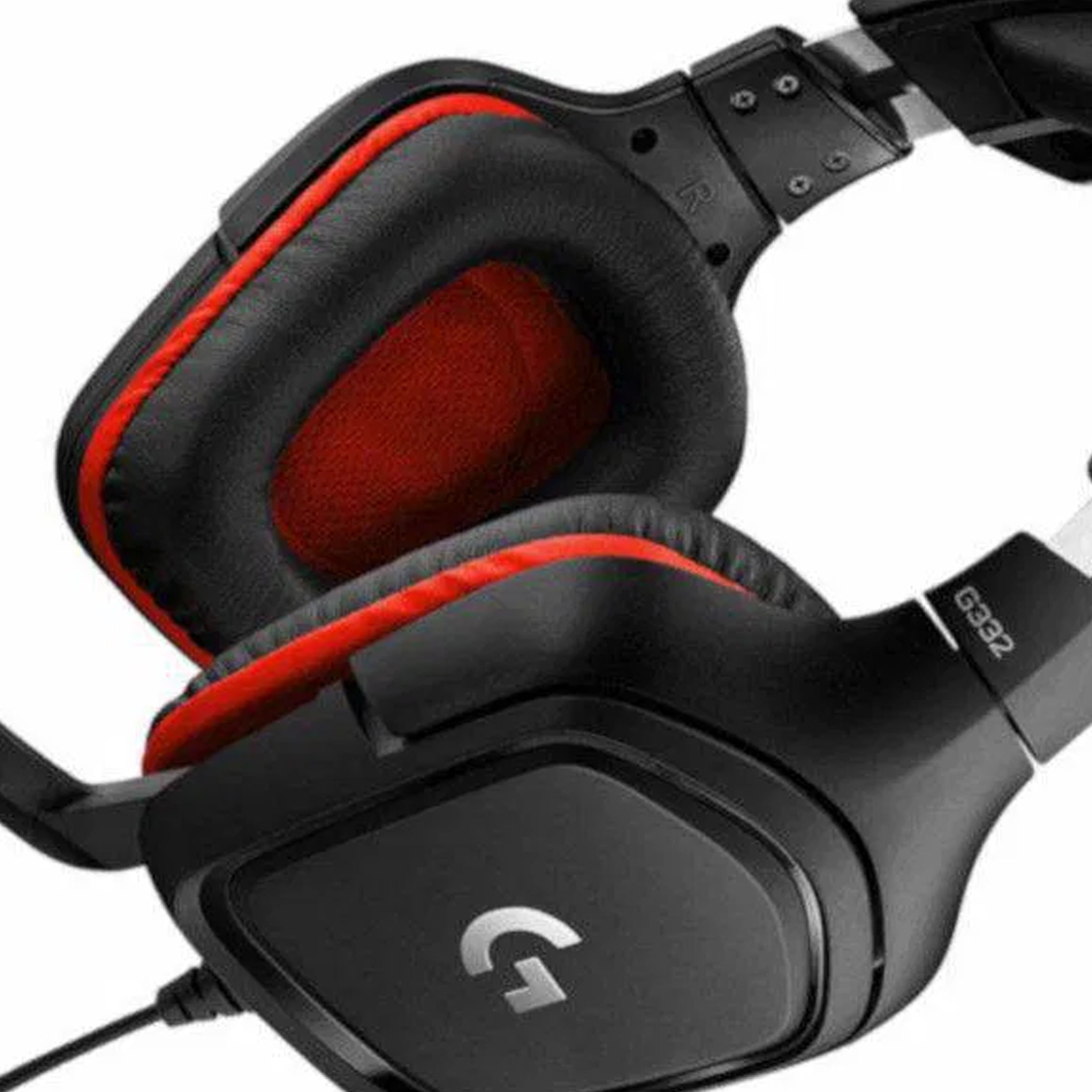 Auriculares Gaming Logitech G332 jack 3.5 mm Rojo-Negro