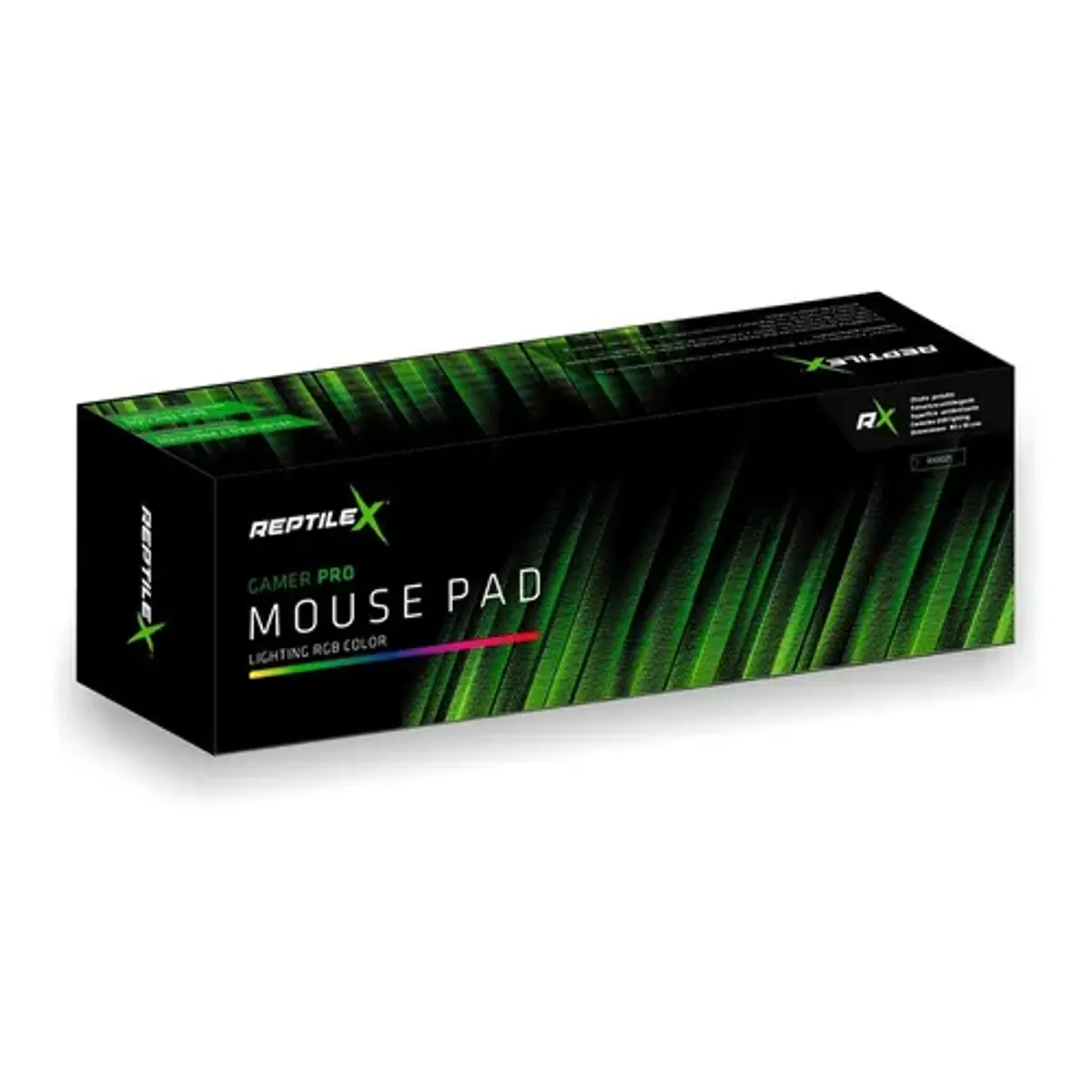 Mouse pad gamer reptilex RGB 80x30x4mm | Easytech store