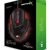 Mouse gamer 7 botones reptilex 1200/1600/2400/3200 DPI