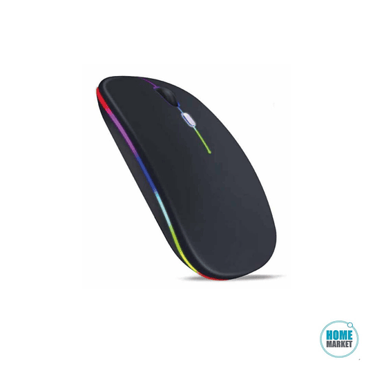 Mouse inalámbrico 2.4G/Bluetooth Motomo plano luz RGB 