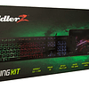 Kit Gamer Teclado + Mouse + Mouse Pad Y Audífonos Fiddler Z