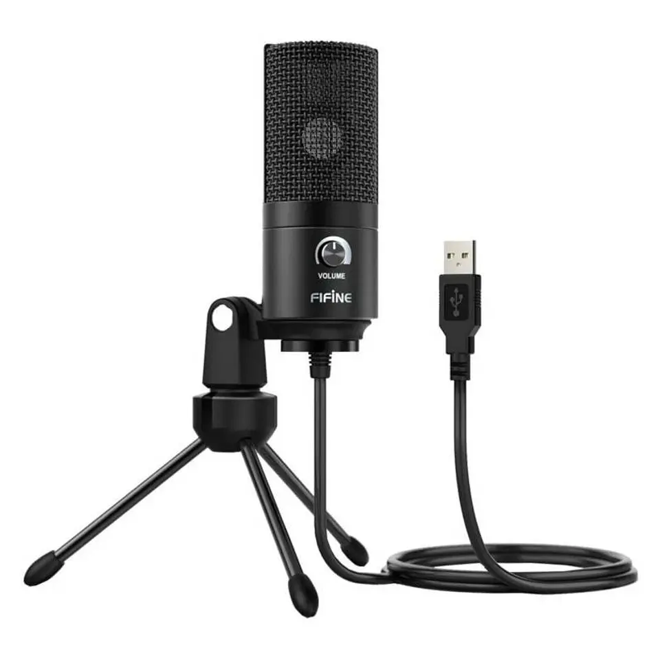 Micrófono Fifine K669 condensador cardioide black 1