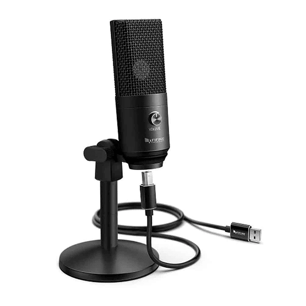 Micrófono Fifine K669 condensador cardioide black 4