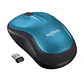 Logitech Mouse M185 Wireless Blue - Miniatura 1