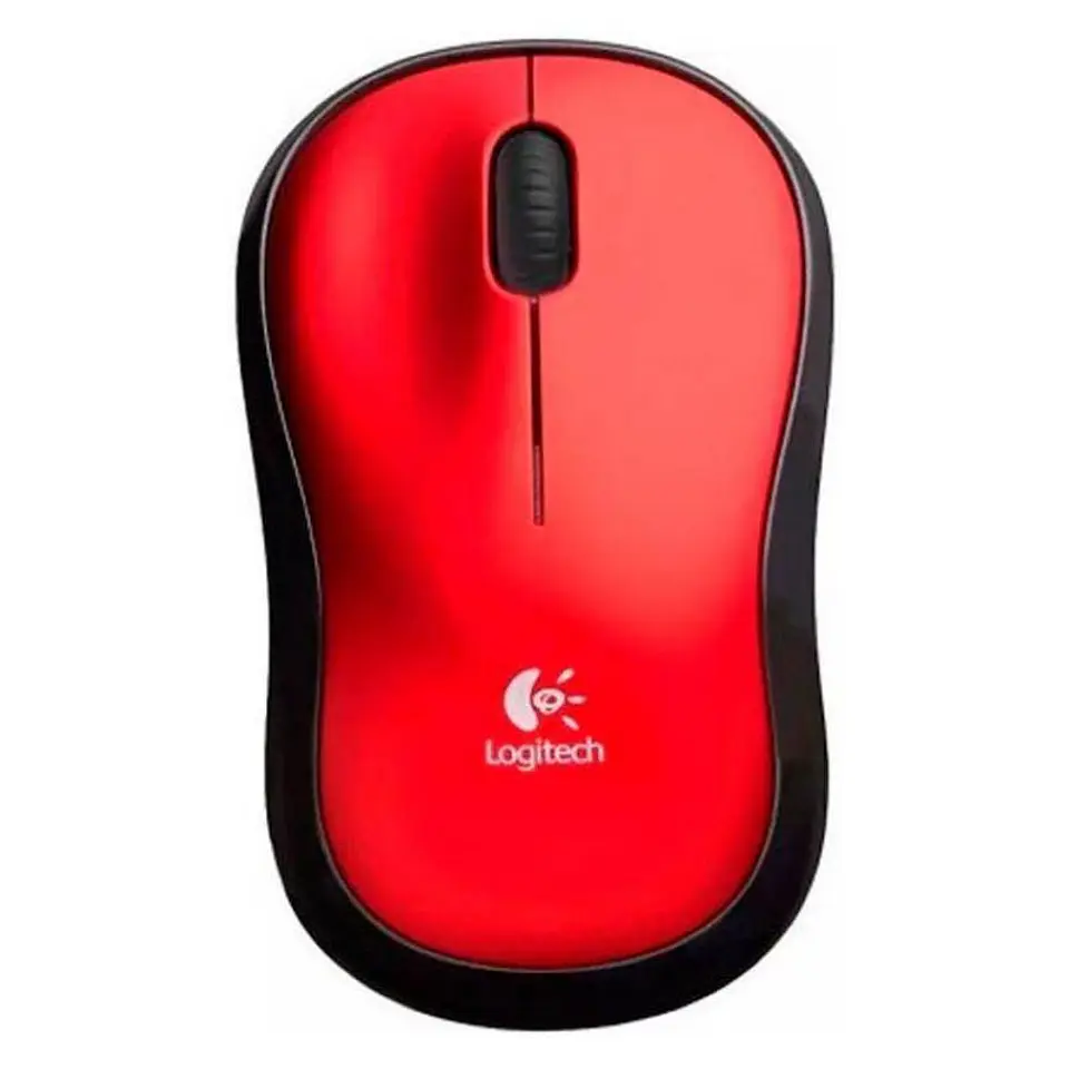 Logitech Mouse M185 Wireless Red 2