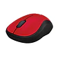 Logitech Mouse M185 Wireless Red - Miniatura 3