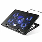 ventilador Notebook 12″-17″, 5 ventiladores, 2 puertos USB - Miniatura 1