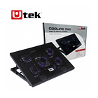 ventilador Notebook 12″-17″, 5 ventiladores, 2 puertos USB 5