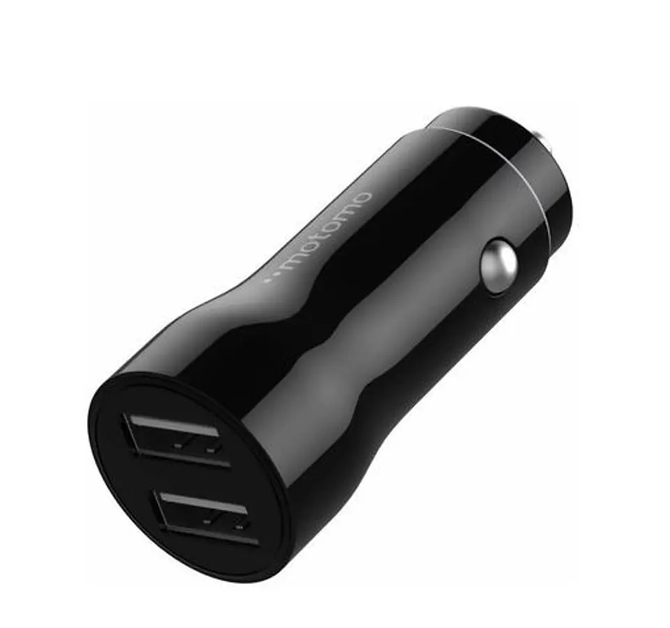 Cargador automóvil MOTOMO 4.8A doble 1