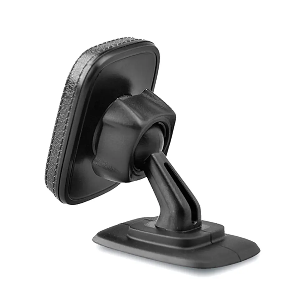 Soporte Magnético con base autoadhesiva y rotación 360° negro 2