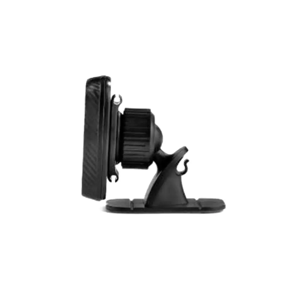 Soporte Magnético con base autoadhesiva y rotación 360° negro 3
