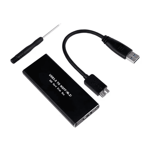 Cofre para disco SSD M.2 NGFF USB 2