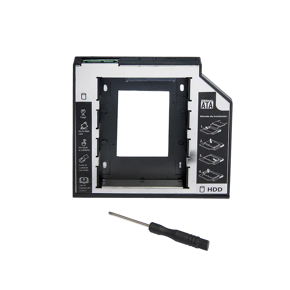 Estructura para disco duro HDD CADDY SATA 12.7mm 1