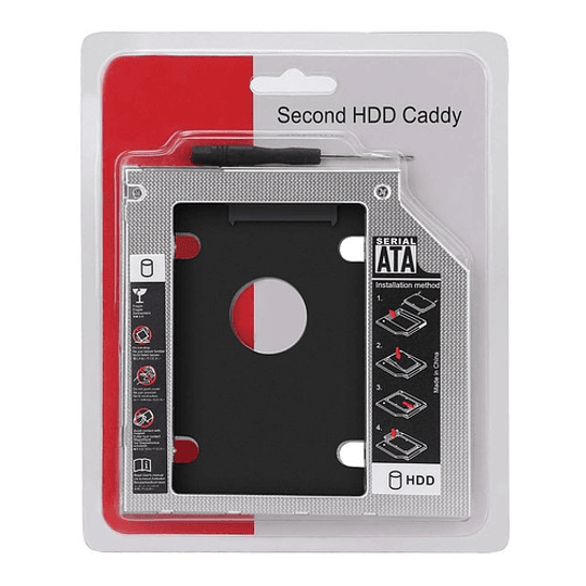 Estructura para disco duro HDD CADDY SATA 9.5mm