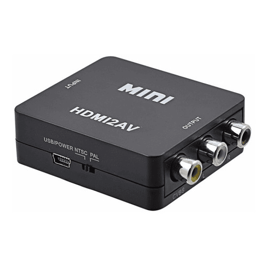 Adaptador Conversor HDMI A AAV RCA 1080p