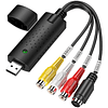 Capturadora de audio video USB para AV RCA, VHS y DVR