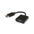 Adaptador de video DISPLAY PORT macho a VGA hembra 1