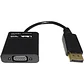 Adaptador de video DISPLAY PORT macho a VGA hembra - Miniatura 2