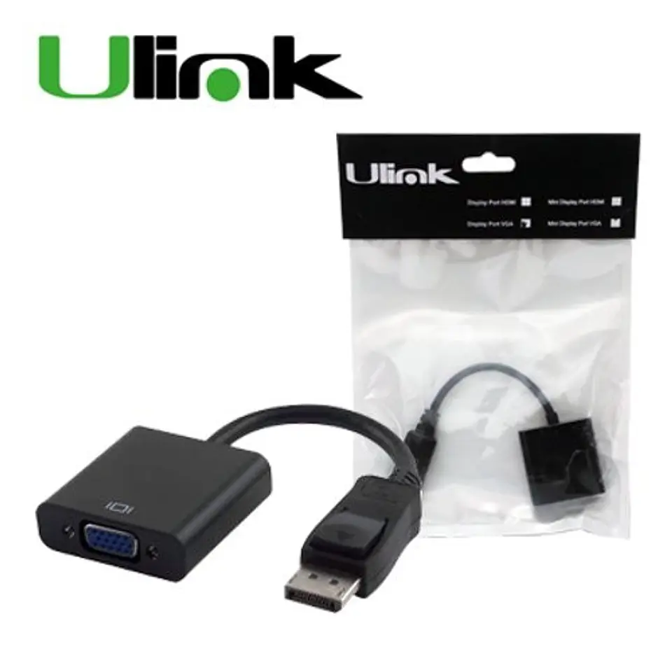 Adaptador de video DISPLAY PORT macho a VGA hembra 3