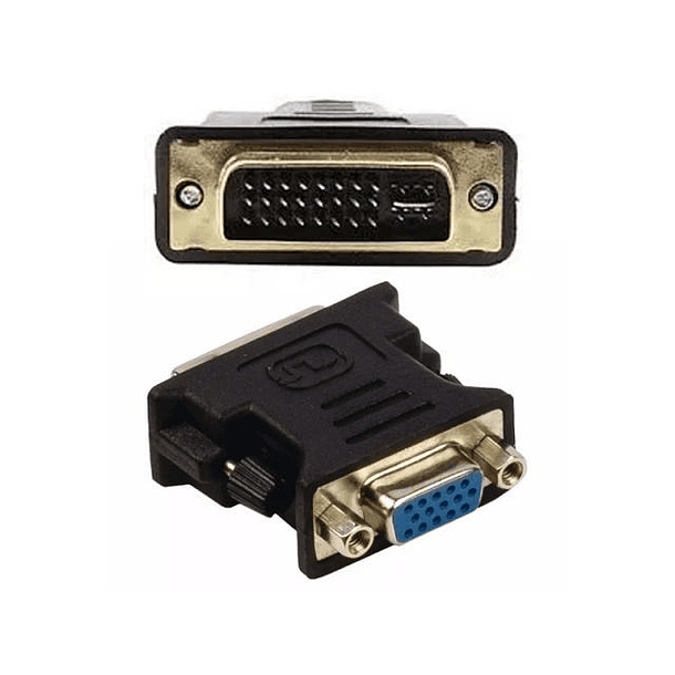 Adaptador de video DVI-I macho a VGA hembra 24+5 1