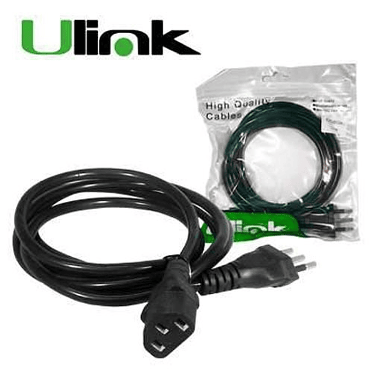 Cable de poder PC 1.8m ULINK