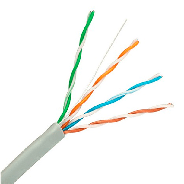 100M caja de cable de red CAT6 CCA 100MTS 23 AWG CCA 4X2X0 52 2