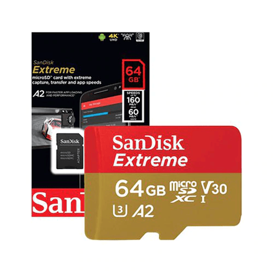 64GB SANDISK EXTREME 160MB 60MB CLASE 10