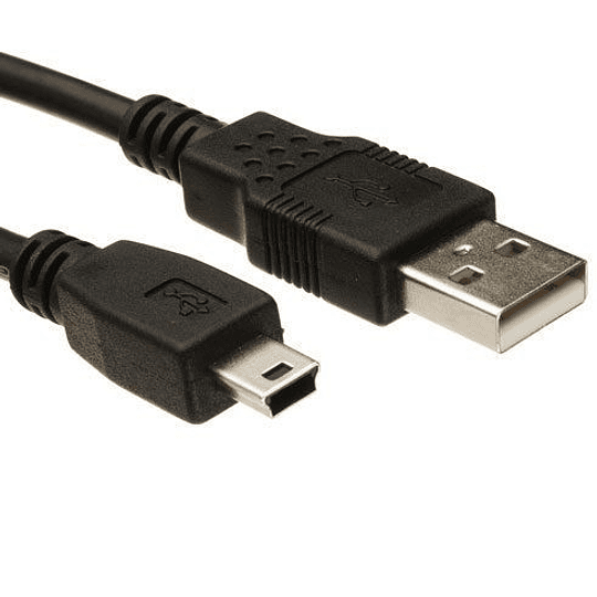 Cable USB 2.0 a mini USB 5 pines 1.8m