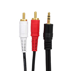 Cable 1 plug 3.5m A 2 plug RCA
