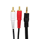 Cable 1 plug 3.5m A 2 plug RCA