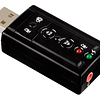 Tarjeta de sonido USB 3D 7.1 UTEK