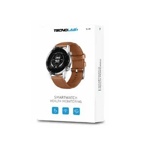 Reloj Smartwatch Estilo Analogo Monitor Cardiaco Tecnolab BROWN
