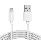 Cable de carga y datos LIGHTNING 2.4A BLANCO 1 MTS 1